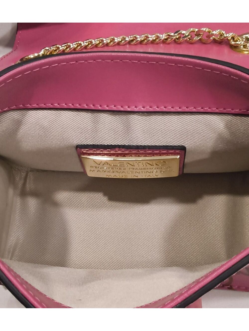 Valentino By Mario Valentino Bijou Monogram Leather Crossbody Bag New - Picture 8 of 8